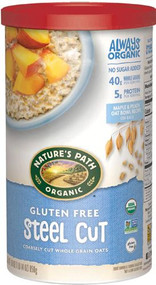 Natures Path Organic Gluten Free Oats Steel Cut -- 30 oz