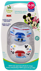 NUK Disney Baby Minnie Mouse Pacifiers 6-18 Months 2-Pack -- 2 Pacifiers