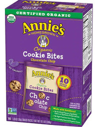 Annies Homegrown Cookie Bites Chocolate Chip -- 10 Packs