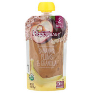<img alt="3 PACK of Happy Family Organics, Happy Baby, Organic Baby Food, 6+ Months, Bananas, Plums & Granola, 4 oz (113 g)" title="3 PACK of Happy Family Organics, Happy Baby, Organic Baby Food, 6+ Months, Bananas, Plums & Granola, 4 oz (113 g),819573013894"