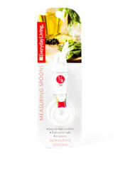 3 PACK of Everyday Living Measuring Spoons White -- 1 Set