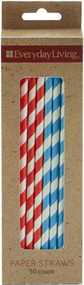Everyday Living Paper Straws -- 50 Pack