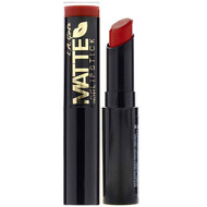3 PACK of L.A. Girl, Matte Flat Velvet Lipstick, Bite Me, 0.10 oz (3 g)