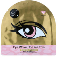 3 PACK of SFGlow, Eye Woke Up Like This, Gold Foil Eye Mask, 1 Mask, 0.27 oz (8 ml)