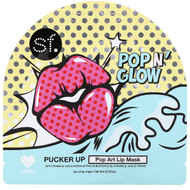3 PACK of SFGlow, POP n' Glow, Pucker Up, Pop Art Lip Mask, 1 Mask, 0.20 oz (6 ml)