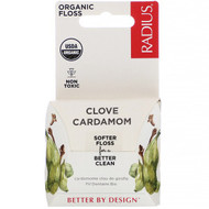 3 PACK of RADIUS, Organic Floss, Clove Cardamom, 55 yds (50 m)