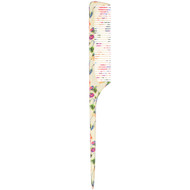 3 PACK of The Vintage Cosmetics Co., Tail Comb, Fabulously Floral, 1 Count