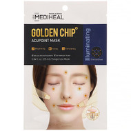 3 PACK of Mediheal, Golden Chip, Acupoint Mask, 1 Sheet, 0.84 fl oz (25 ml)