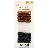<img alt="3 PACK of Scunci, Spirals, Assorted Colors, 12 Pieces" title="3 PACK of Scunci, Spirals, Assorted Colors, 12 Pieces,043194215997"