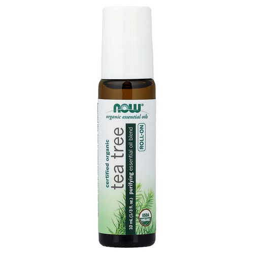 <img alt="NOW Foods, Organic Essential Oils, Tea Tree Roll-On, 1-3 fl oz (10 ml)" title="NOW Foods, Organic Essential Oils, Tea Tree Roll-On, 1-3 fl oz (10 ml),733739079077"