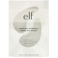 3 PACK of E.L.F., Charcoal Hydrogel Under Eye Masks, 3 Piece Set