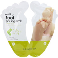 3 PACK of The Face Shop, Smile Foot Peeling Mask, 1 Pair, 0.67 fl oz (20 ml) Each