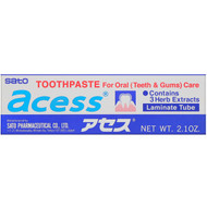 3 PACK of Sato, Acess, Toothpaste for Oral Care, 2.1 oz (60 g)