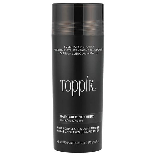 <img alt="Toppik, Hair Building Fibers, Black, 0.97 oz (27.5 g)" title="Toppik, Hair Building Fibers, Black, 0.97 oz (27.5 g),667820012011"