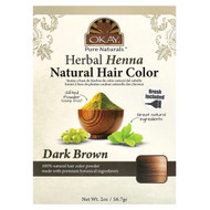 <img alt="Okay Pure Naturals, Herbal Henna Natural Hair Color, Dark Brown, 2 oz (56.7 g)" title="Okay Pure Naturals, Herbal Henna Natural Hair Color, Dark Brown, 2 oz (56.7 g),810367018057"