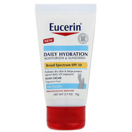3 PACK of Eucerin, Daily Hydration Hand Creme, Moisturizer & Sunscreen, SPF 30, Fragrance Free , 2.7 oz (78 g)
