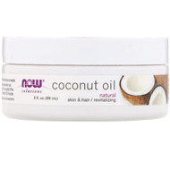 3 PACK of Now Foods, Solutions, Coconut Oil, Natural,  3 fl oz (89 ml)