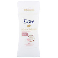 3 PACK of Dove, Advanced Care, Anti-Perspirant Deodorant, Caring Coconut, 2.6 oz (74 g)