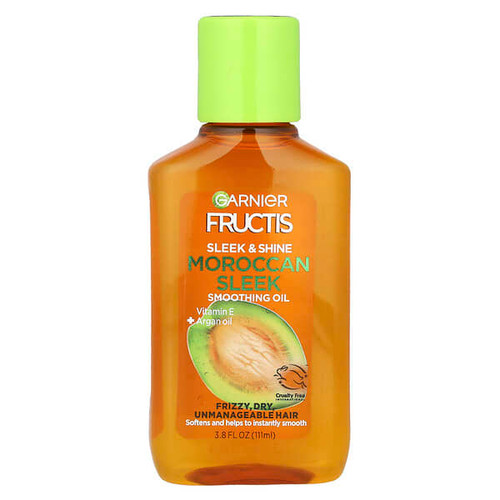 <img alt="Garnier, Fructis, Sleek & Shine, Moroccan Sleek Smoothing Oil, 3.8 fl oz (111 ml)" title="Garnier, Fructis, Sleek & Shine, Moroccan Sleek Smoothing Oil, 3.8 fl oz (111 ml),603084290390"