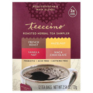 <img alt="Teeccino, Roasted Herbal Tea Sampler, 4 Flavors, Caffeine Free, 12 Tea Bags, 2.54 oz (72 g)" title="Teeccino, Roasted Herbal Tea Sampler, 4 Flavors, Caffeine Free, 12 Tea Bags, 2.54 oz (72 g),795239400010"