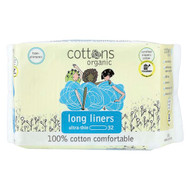 <img alt="Cottons, 100% Cotton Comfortable, Long Liners, Ultra-Thin, 32 Liners" title="Cottons, 100% Cotton Comfortable, Long Liners, Ultra-Thin, 32 Liners,9318153000398"