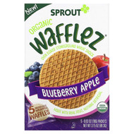 <img alt="Sprout Organics, Wafflez, Blueberry Apple, 5 Packets, 0.63 oz (18 g) Each" title="Sprout Organics, Wafflez, Blueberry Apple, 5 Packets, 0.63 oz (18 g) Each,818512015319"