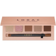 Lorac, Unzipped Unfiltered Eye Shadow Palette with Dual-Ended Brush,  0.37 oz (10.5 g)