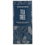 Schmidts Naturals, Natural Deodorant, Sensitive Skin Formula, Tea Tree, 3.25 oz (92 g)
