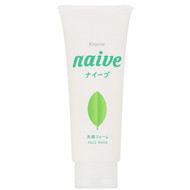 3 PACK of Kracie, Naive, Face Wash, Green Tea, 4.5 oz (130 g)