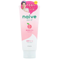 3 PACK of Kracie, Naive, Face Wash, Peach, 4.5 oz (130 g)