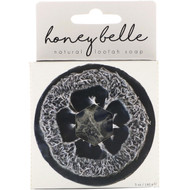 3 PACK of Honey Belle, Natural Loofah Soap, Charcoal Bamboo, 5 oz (140 g)