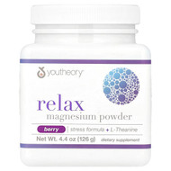 <img alt="Youtheory, Relax, Magnesium Powder, Berry, 4.4 oz (126 g)" title="Youtheory, Relax, Magnesium Powder, Berry, 4.4 oz (126 g),850502007300"