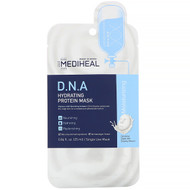 3 PACK of Mediheal, D.N.A Hydrating Protein Mask, 5 Sheets, 0.84 fl oz (25 ml) Each