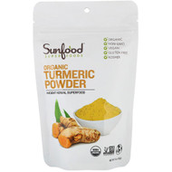 3 PACK of Sunfood, Organic Turmeric Powder, 4 oz (113 g)