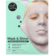 3 PACK of SFGlow, Mask & Shine, Frosted Pearl Modeling Mask, 4 Piece Kit