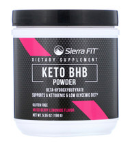 Sierra Fit, Keto BHB Powder, Beta-Hydroxybutyrate, Mixed Berry Lemonade, 5.55 oz (158 g)