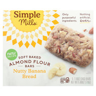 <img alt="Simple Mills, Soft Baked Almond Flour Bars, Nutty Banana Bread, 5 Bars, 1.19 oz (34 g) Each" title="Simple Mills, Soft Baked Almond Flour Bars, Nutty Banana Bread, 5 Bars, 1.19 oz (34 g) Each,856069005483"
