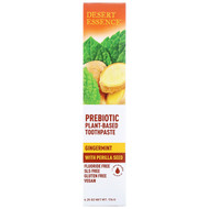 3 PACK of Desert Essence, Prebiotic, Plant-Based Toothpaste, Gingermint,  6.25 oz (176 g)