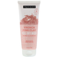 3 PACK of Freeman Beauty, French Pink Clay Peel-Off Mask, 6 fl oz (175 ml)