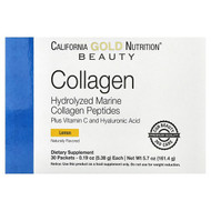 <img alt="California Gold Nutrition, Marine Collagen Peptides Plus Vitamin C and Hyaluronic Acid, Lemon, 30 Packets, 0.19 oz (5.38 g) Each" title="California Gold Nutrition, Marine Collagen Peptides Plus Vitamin C and Hyaluronic Acid, Lemon, 30 Packets, 0.19 oz (5.38 g) Each,898220013159"