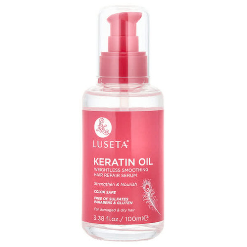 <img alt="Luseta Beauty, Keratin Oil, Weightless Smoothing Hair Repair Serum, 3.38 fl oz (100 ml)" title="Luseta Beauty, Keratin Oil, Weightless Smoothing Hair Repair Serum, 3.38 fl oz (100 ml),857396004828"