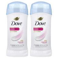 <img alt="Dove, Antiperspirant Deodorant, Powder, 2 Pack, 2.6 oz (74 g) Each" title="Dove, Antiperspirant Deodorant, Powder, 2 Pack, 2.6 oz (74 g) Each,079400511805"