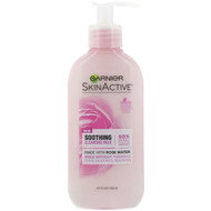 3 PACK of Garnier, SkinActive, Soothing Cleansing Milk with Rose Water,  6.7 fl oz (200 ml)