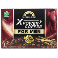 3 PACK of Longreen, Xpower Coffee for Men, 8 Bags, 6.9 oz (196 g)