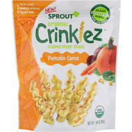 3 PACK of Sprout Organic, Crinklez, Popped Veggie Snack, Pumpkin Carrot, 1.48 oz (42 g)