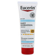 3 PACK of Eucerin, Daily Hydration Cream, SPF 30, Fragrance Free  , 8 oz (226 g)