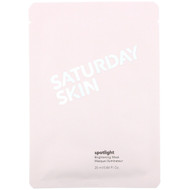 Saturday Skin, Spotlight, Brightening Mask, 5 Sheets, 0.84 fl oz (25 ml) Each