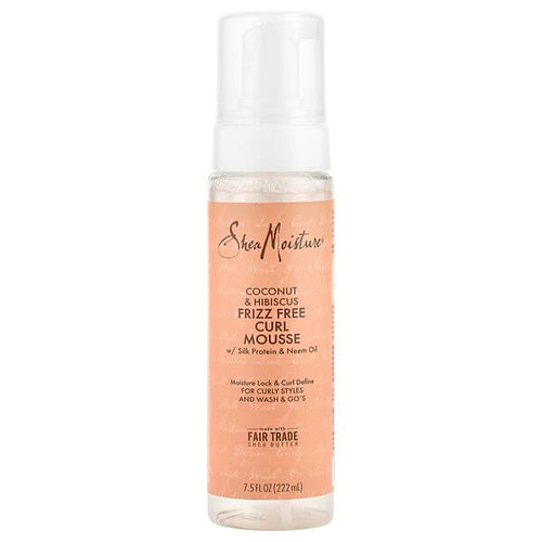 <img alt="SheaMoisture, Frizz Free Curl Mousse, Coconut & Hibiscus, 7.5 fl oz (222 ml)" title="SheaMoisture, Frizz Free Curl Mousse, Coconut & Hibiscus, 7.5 fl oz (222 ml),764302290612"