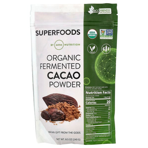<img alt="MRM Nutrition, Organic Fermented Cacao Powder, 8.5 oz (240 g)" title="MRM Nutrition, Organic Fermented Cacao Powder, 8.5 oz (240 g),609492800107"