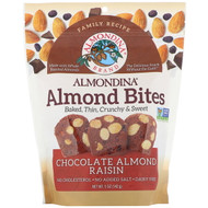3 PACK of Almondina, Almond Bites, Chocolate Almond Raisin, 5 oz (142 g)